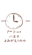 15時 八王子 よみがえりの水